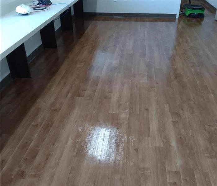 image of same commercial floors looking clean and shiny